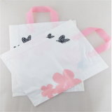  Custom Soft Loop Handle Plastic Shopping Bags